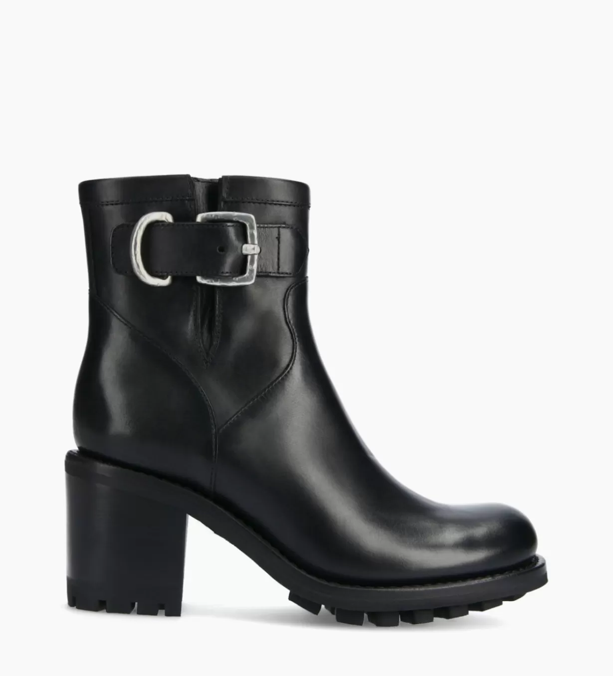 FREE LANCE Paris Boot biker à boucle - Justy 70 - Cuir lisse -* Boots - Bottines | Boots - Bottines