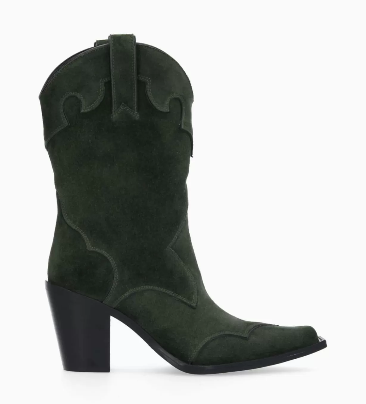 FREE LANCE Paris Bottine western à talon - Andy 80 - Cuir velours -* Boots - Bottines | Boots - Bottines