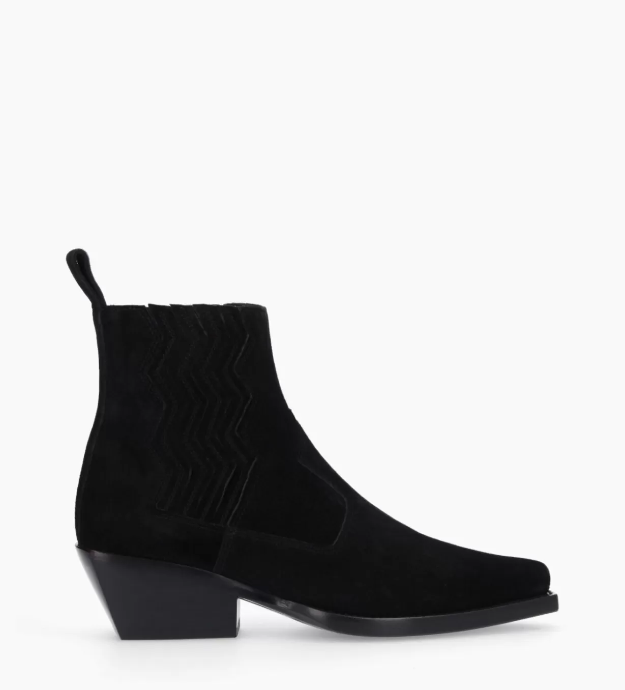 FREE LANCE Paris Bottine western chelsea - Calamity 40 - Cuir velours -* Boots - Bottines | Boots - Bottines