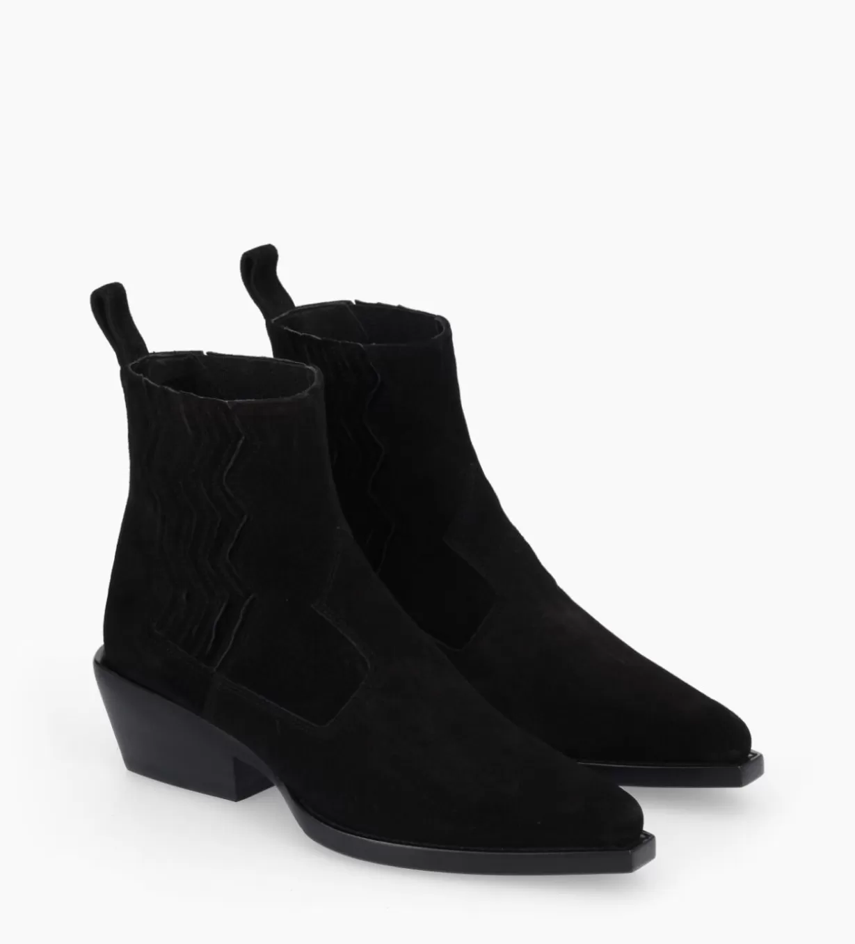 FREE LANCE Paris Bottine western chelsea - Calamity 40 - Cuir velours -* Boots - Bottines | Boots - Bottines